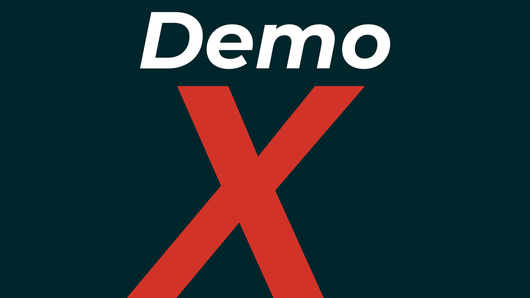 Demo Course, but the Markdown Editor is enabled DemoX